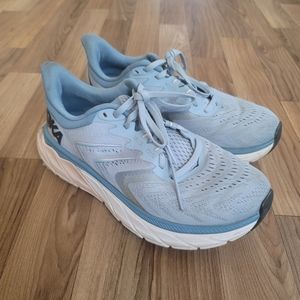 Hoka One One Women's Size 8.5D Arahi 5 Wide Blue Road Running Sneakers Shoes